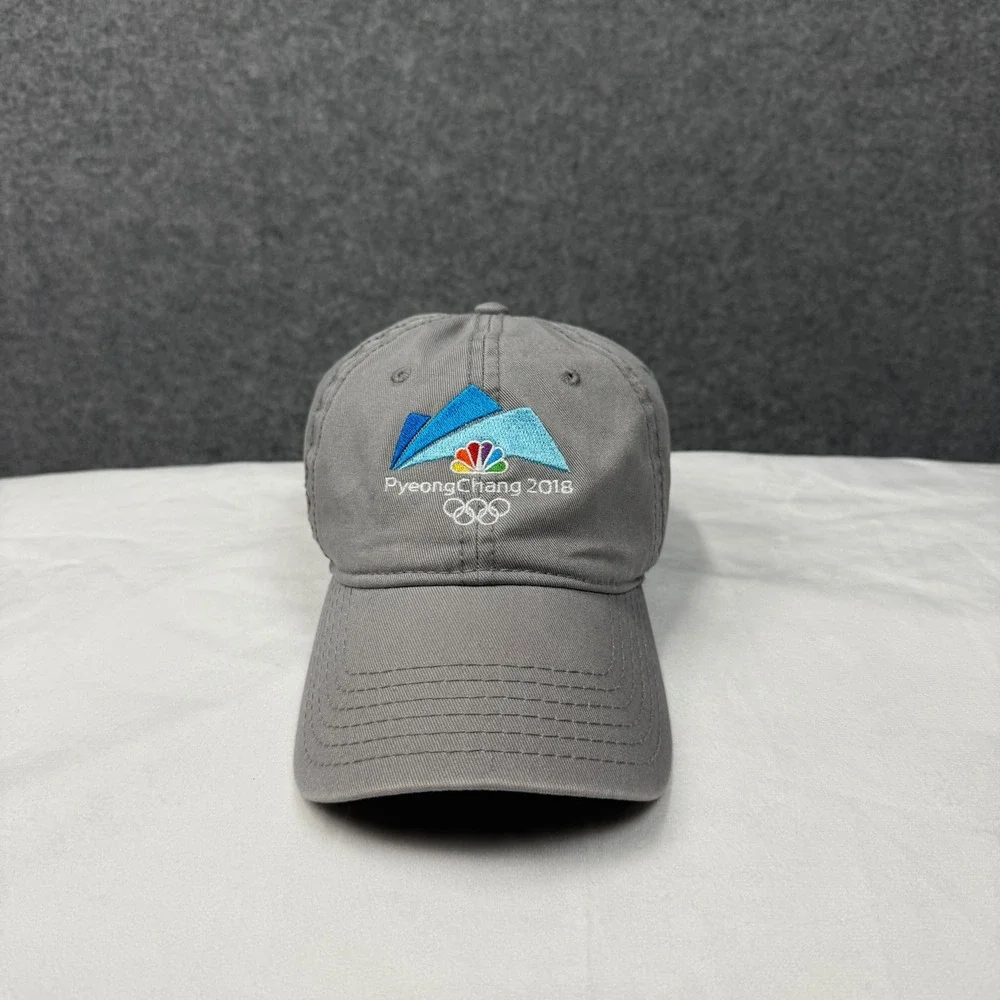 Team USA PyeongChang 2018 Olympics NBC Hat Grey Adjustable Dad‎ Cap 18-772